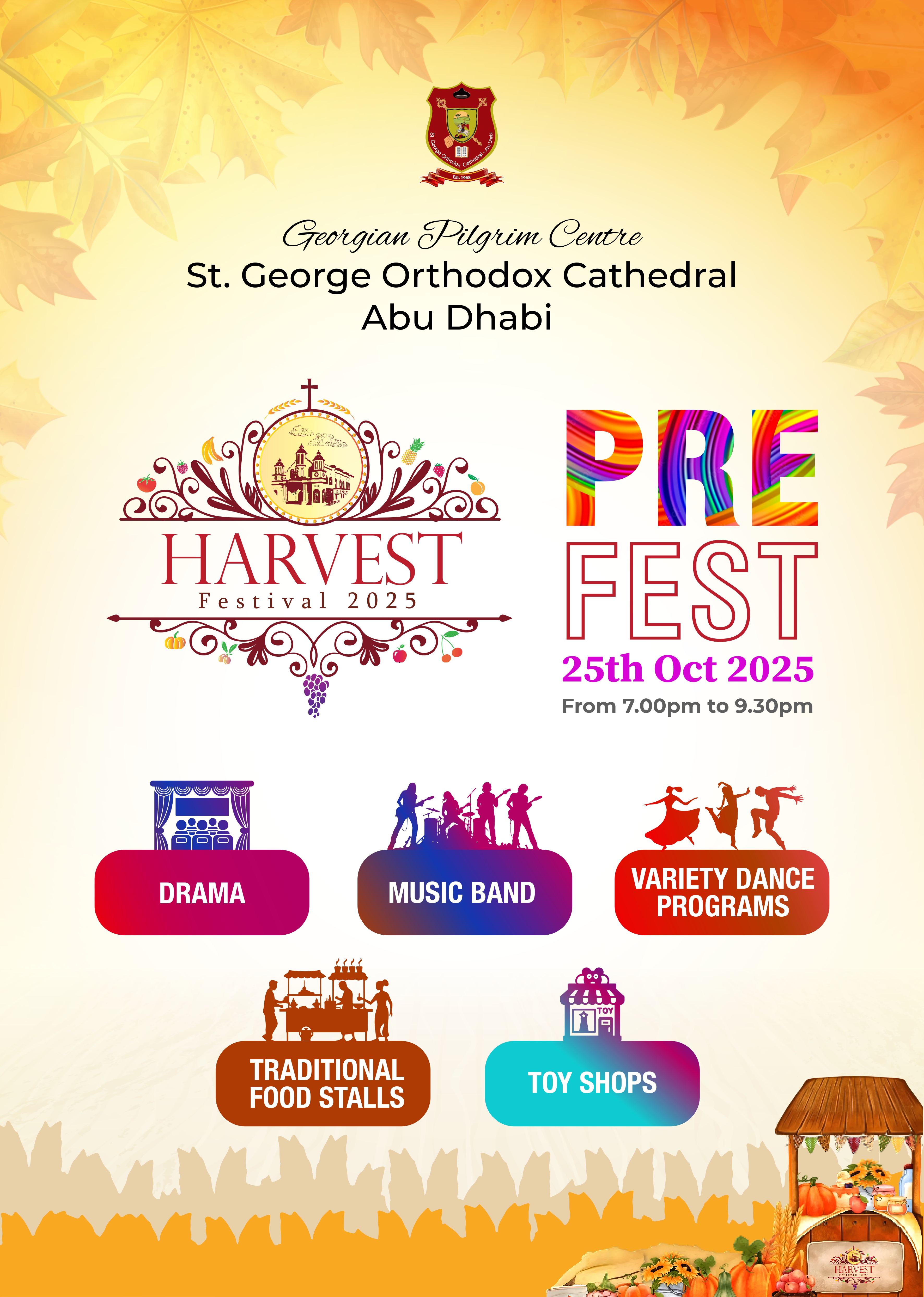 PRE-FEST-2025 : 25th October Saturday 7pm to 9.30pm