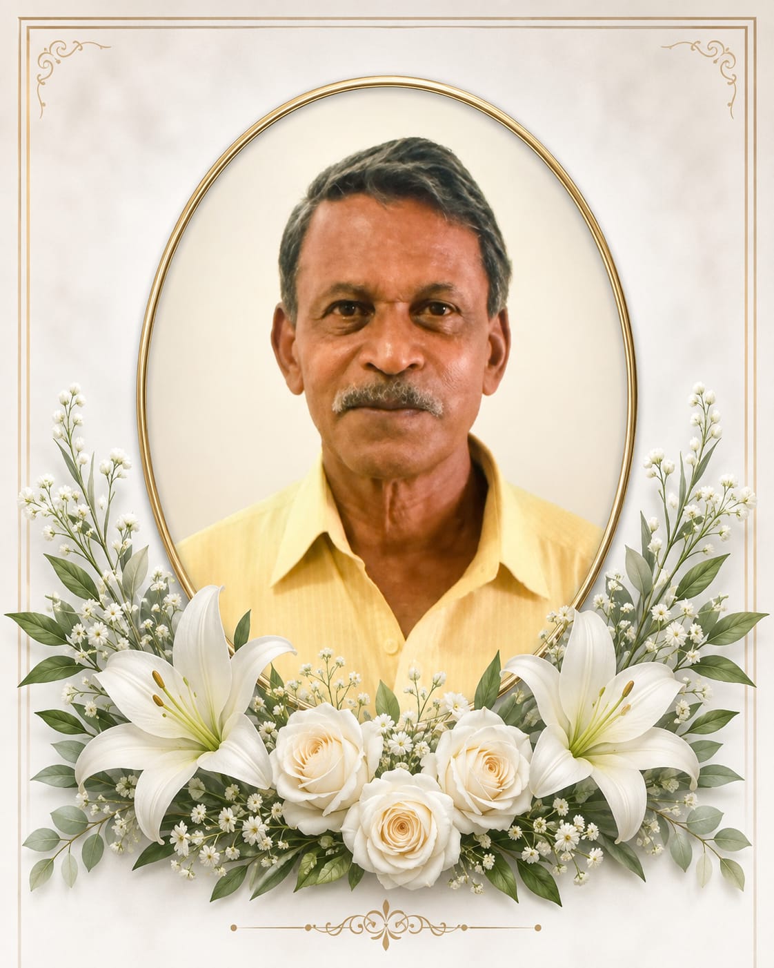 MR. P. T PHILIPPOSE PANICKER (70 Years)