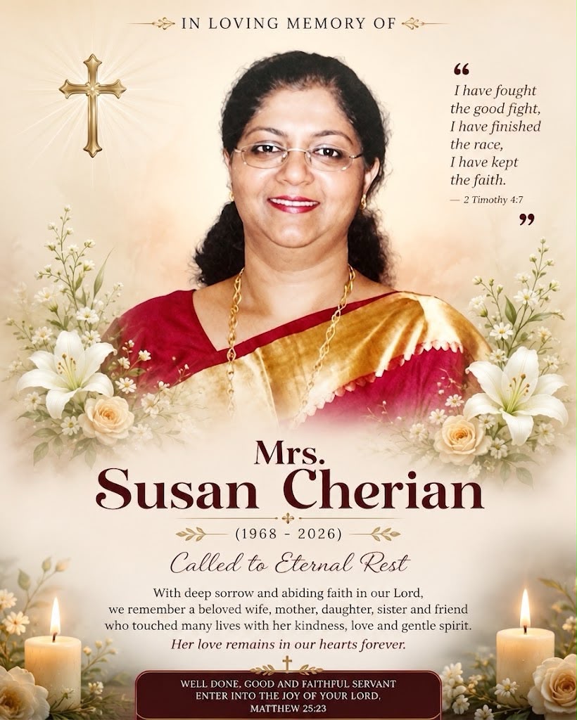 MRS. SUSAN CHERIAN (GEETHA-58 YEARS)